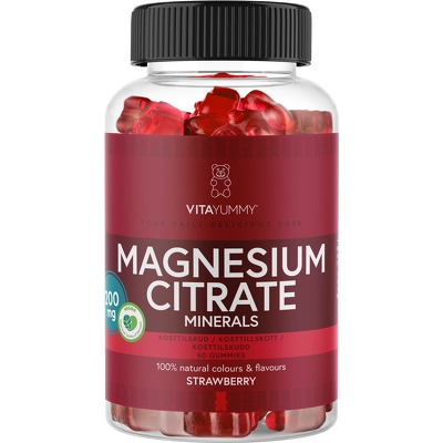 VitaYummy Magnesium Citrate Strawberry 60 Pieces