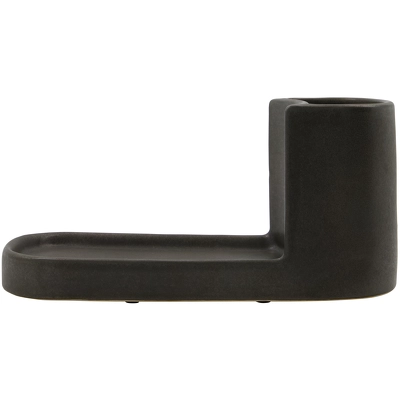 Meraki Datura Brush & Soap Holder Medium - Dark Grey