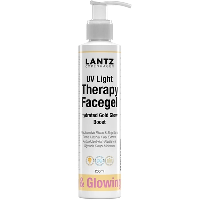 Lantz Cph Hydrated Gold Glow Boost, Face UV Gel 200 ml