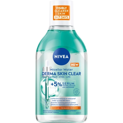 Nivea DERMA Skin Clear Serum-Infused Micellar Water 400 ml