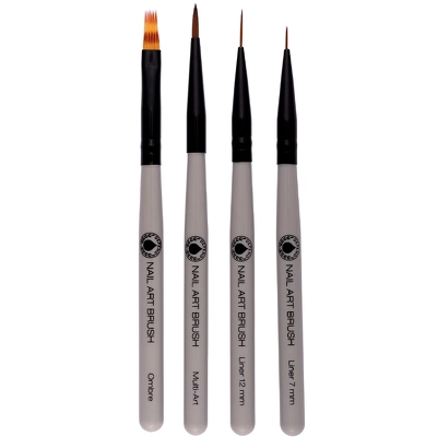 Depend Cosmetic Nail Art Brush Kit 4 Pieces