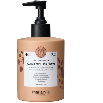 Maria Nila Colour Refresh 300 ml - 7.35 Caramel Brown