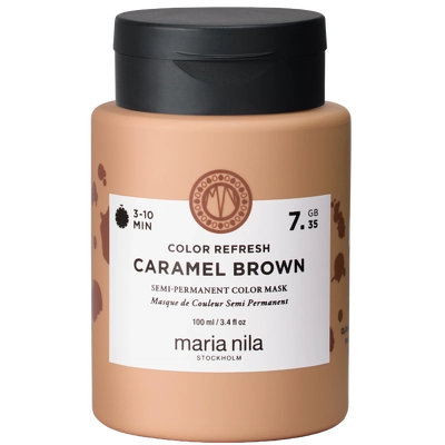 Maria Nila Colour Refresh 100 ml - 7.35 Caramel Brown