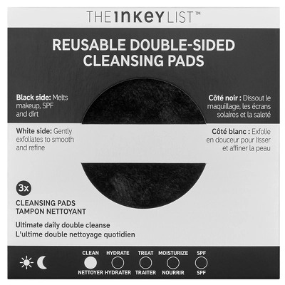 The Inkey List Reusable Cleansing Pads 3 Pieces