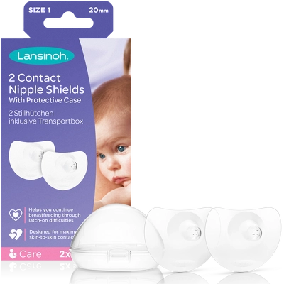 Lansinoh Contact Nipple shields 20 mm - 2 Pieces