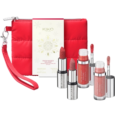 KIKO Milano SNOW-KISSED HOLIDAY Never Without You Mini Lips Gift Set (Limited Edition)