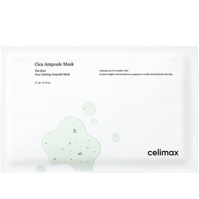 Celimax The Real Cica Calming Ampoule Mask 1 Piece