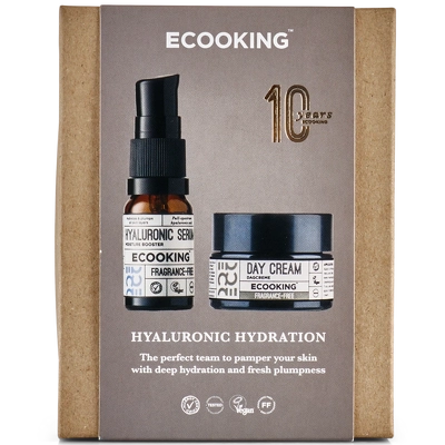 Ecooking Mini Day cream, Mini Hyaluronic Serum Gift Set