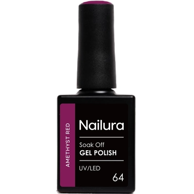 Nailura Gel Polish 10 ml - 64 Amethyst Red