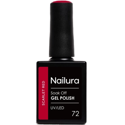 Nailura Gel Polish 10 ml - 72 Scarlet Red