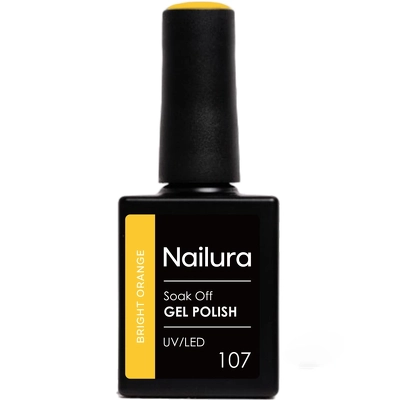 Nailura Gel Polish 10 ml - 107 Bright Orange