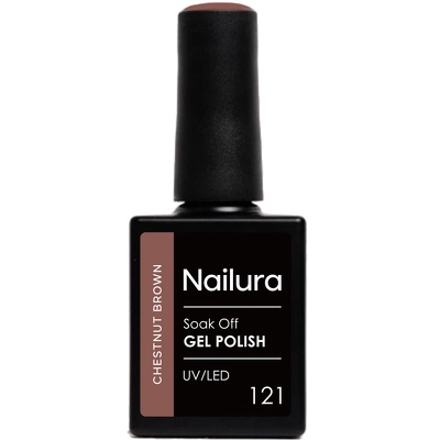 Nailura Gel Polish 10 ml - 121 Chestnut Brown