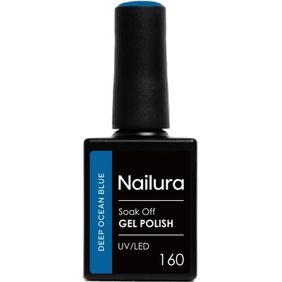 Nailura Gel Polish 10 ml - 160 Deep Ocean Blue