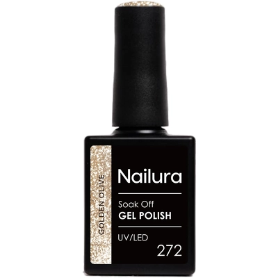 Nailura Cat Eye Gel Polish 10 ml - 272 Golden Olive