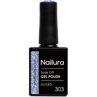 Nailura Cat Eye Gel Polish 10 ml - 303 Sparkling Blue