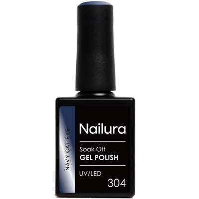 Nailura Cat Eye Gel Polish 10 ml - 304 Navy Cat Eye