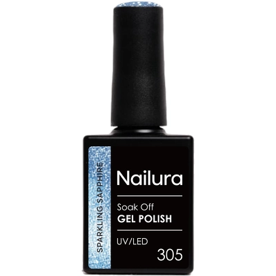 Nailura Cat Eye Gel Polish 10 ml - 305 Sparkling Sapphire