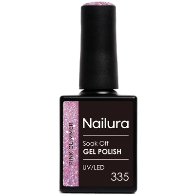 Nailura Gel Polish 10 ml - 335 Pink Glimmer