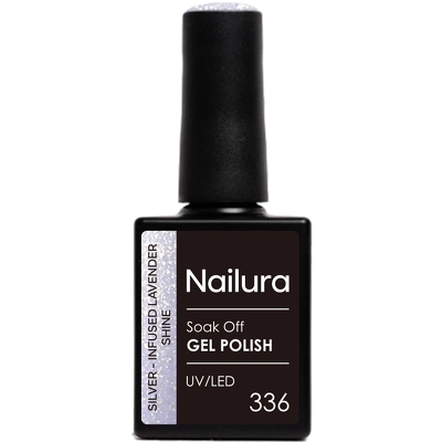 Nailura Gel Polish 10 ml - 336 Silver Infused Lavender Shine