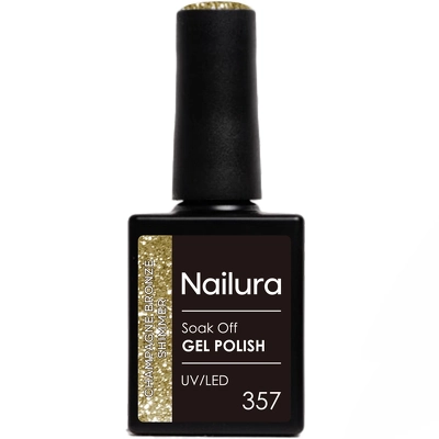 Nailura Gel Polish 10 ml - 357 Champagne Bronze Shimmer