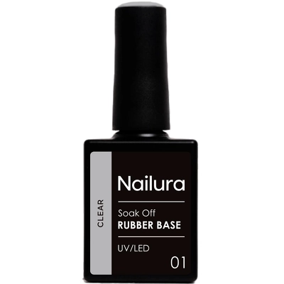Nailura Rubber Base 10 ml - 01 Clear