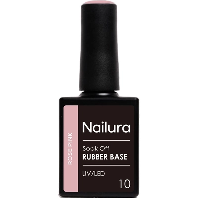 Nailura Rubber Base 10 ml - 10 Rose Pink