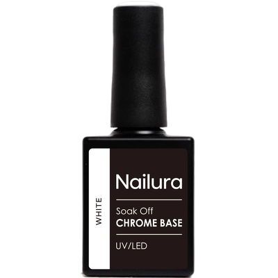 Nailura Chrome Base Gel 10 ml - White
