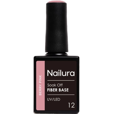 Nailura Fiber Base 10 ml - 12 Berry Pink