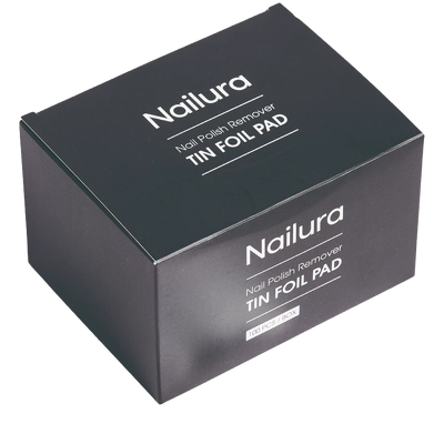 Nailura Gel Polish Remover Tin Foil Pad 100 Pieces
