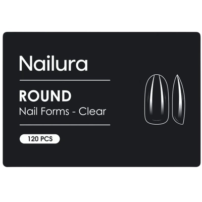 Nailura Nail Tips 120 Pieces - Round