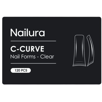 Nailura Nail Tips 120 Pieces - C-Curve
