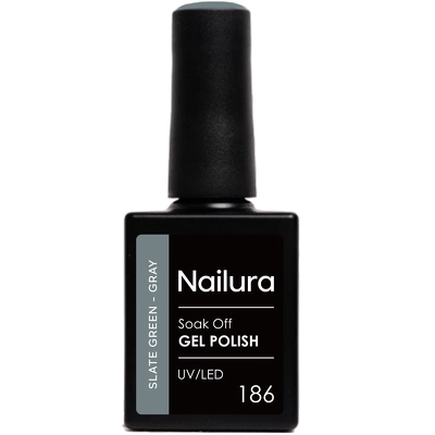 Nailura Gel Polish 10 ml - 186 Slate Green Gray