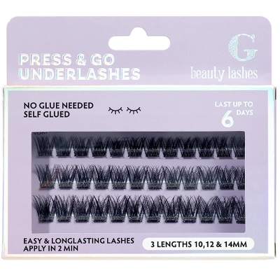 G Beauty Lashes Press & Go Underlashes - Rave