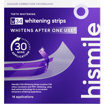Hismile V34 Teeth Whitening Strips 14 Pieces