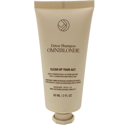 Omniblonde Clean Up Your Act Detox Shampoo 60 ml
