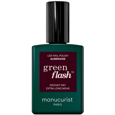 Manucurist Green Flash Nail Polish 15 ml - Aubugine