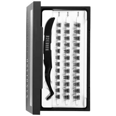 Nanolash DIY Eyelash Extensions Stick & Go Pre-glued Lashes - Harmony