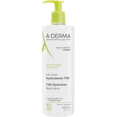A-DERMA 72H Hydrating Body Lotion 400 ml
