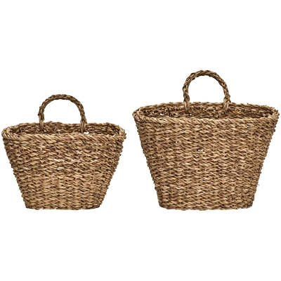 Meraki Oval Baskets 2 Pieces - Nature