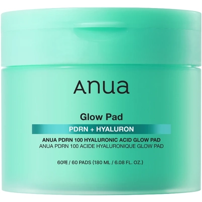 Anua PDRN 100 Hyaluronic Acid Glow Pad 60 Pieces