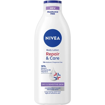 Nivea Repair & Care Fragrance Free Body Lotion 400 ml