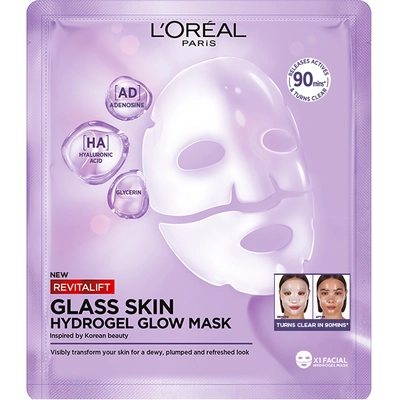 L'Oréal Paris Revitalift Glass Skin Hydrogel Glow Mask 1 Piece