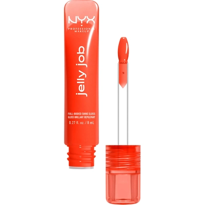 NYX Prof. Makeup Jelly Job Lip Gloss 8 ml - 13 Orange Ya Jelly