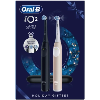 Oral-B iO Series 2 Duo Pack - Night Black + Calm Pink