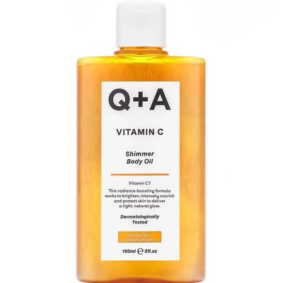 Q+A Vitamin C Shimmer Body Oil 150 ml