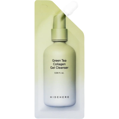HIDEHERE Green Tea Collagen Gel Cleanser 25 ml