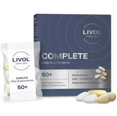 Livol Complete Daily Supplements 50+ - 30 Pieces
