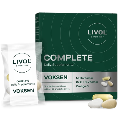 Livol Complete Daily Supplements Voksen 30 Pieces