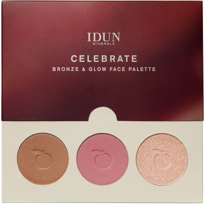 IDUN Minerals Celebrate Bronze & Glow Face Palette 7,6 g - Celebrate (Limited Edition)