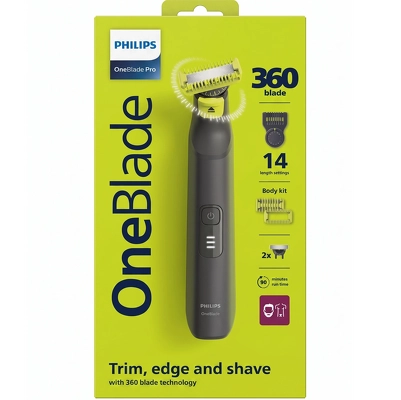 Philips OneBlade Pro 360 Trimmer Black (QP6542/15)